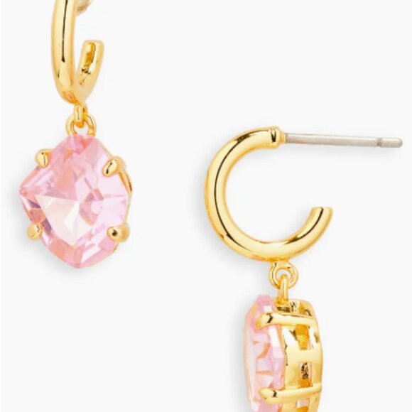 NWT - Kate Spade Treasure Trove Drop Huggie Hoop Earring - Picture 1 of 9